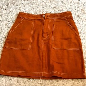 Burnt Orange Skirt